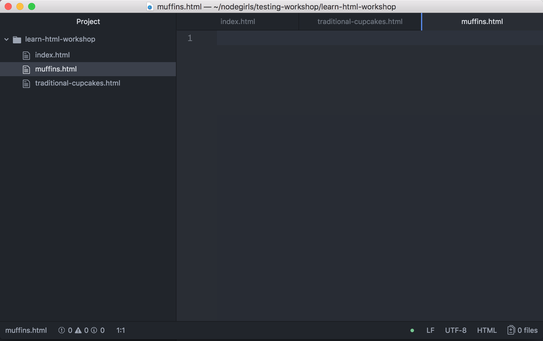 Empty files in Atom